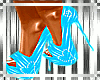 (TealBlue Hearts Heels)