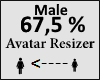 Avatar scaler 67,5% Male