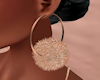 Pom Pom Hoop Earrings