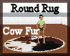 [my]Cow Round Rug / Mat