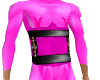 pink pvc corset