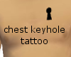 Keyhole chest tattoo M