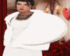MxU- White fur coat Male