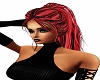 hair red and black