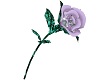 Lavender Silver Tin Rose