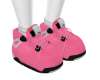 PINK 4s SLIPPERS