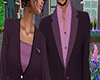 couple purple suit*M