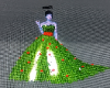 SHINY XMAS TREE GOWN