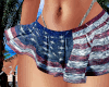 USA RUFFLED SKIRT