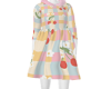 kids plaid cherry dress