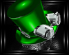 b green steampunk hat