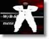 white/black suit Male