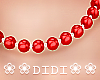 !D! Kid Necklace Red