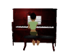 animated red piano