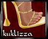 (KUK)Gold Sandals