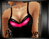 [Pink & Black] Pvc Top