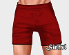 S ! Gym Shorts Red