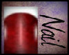 llWll Nail Red Pearl ~