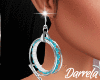 Silver & Blue Earring
