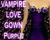 Vampire Love Gown Purple