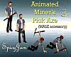 ANIMATED Miner Pick Axe