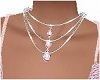 Silver/ Pink Necklace