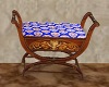 [R] BLUE DECORATED STOOL