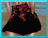 kind skirt black rose rl