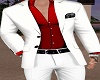 White + Red Full Suits