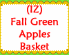 Fall Apples Green Basket