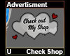 Advert Check Shop Sign
