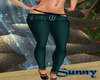*SW* Teal Low Rise Jeans