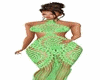 Crochet Green Dress