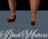!BM LDT Red Wedge Shoes