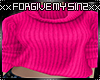PINK TURTLE NECK SWEATER