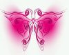 Pink Tribal Butterfly