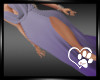 Purple Cowl Dress