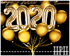 2020 Balloons Gold