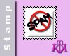 No Spam stamp