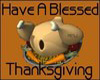 Blessed thanksgiving
