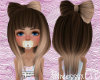 Kids Bow Ombre hair