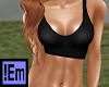 !Em Black SportsBra Tank