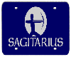 Sagitarius plate, blue