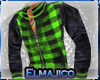 *EL* Plaid jacket (gre)