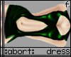 :a: Green PVC Asia Dress