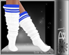 ! White Blue Socks