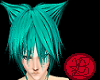 Neon Blue Cat Hair M