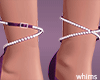 Corset Heels Plum