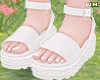 w. Cute White Sandals
