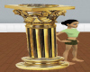 gold pedestal